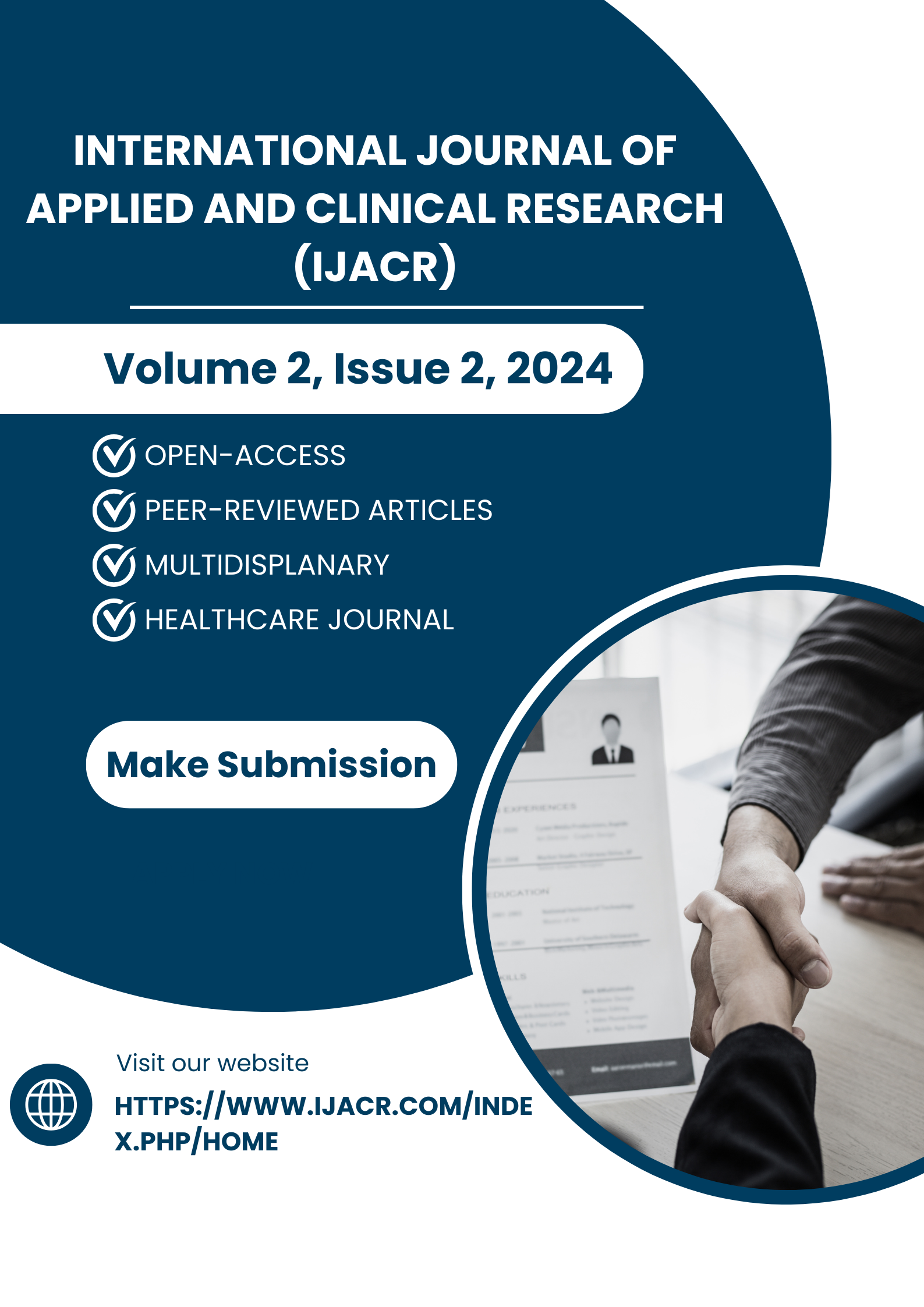 View Vol. 2 No. 2 (2024): International Journal of Applied and Clinical Research